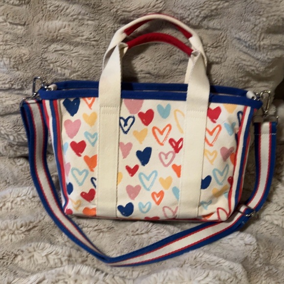 NEW | Brighton | Women’s ‘Love ‘ Multicolor Heart Tote Handbag - Picture 12 of 13